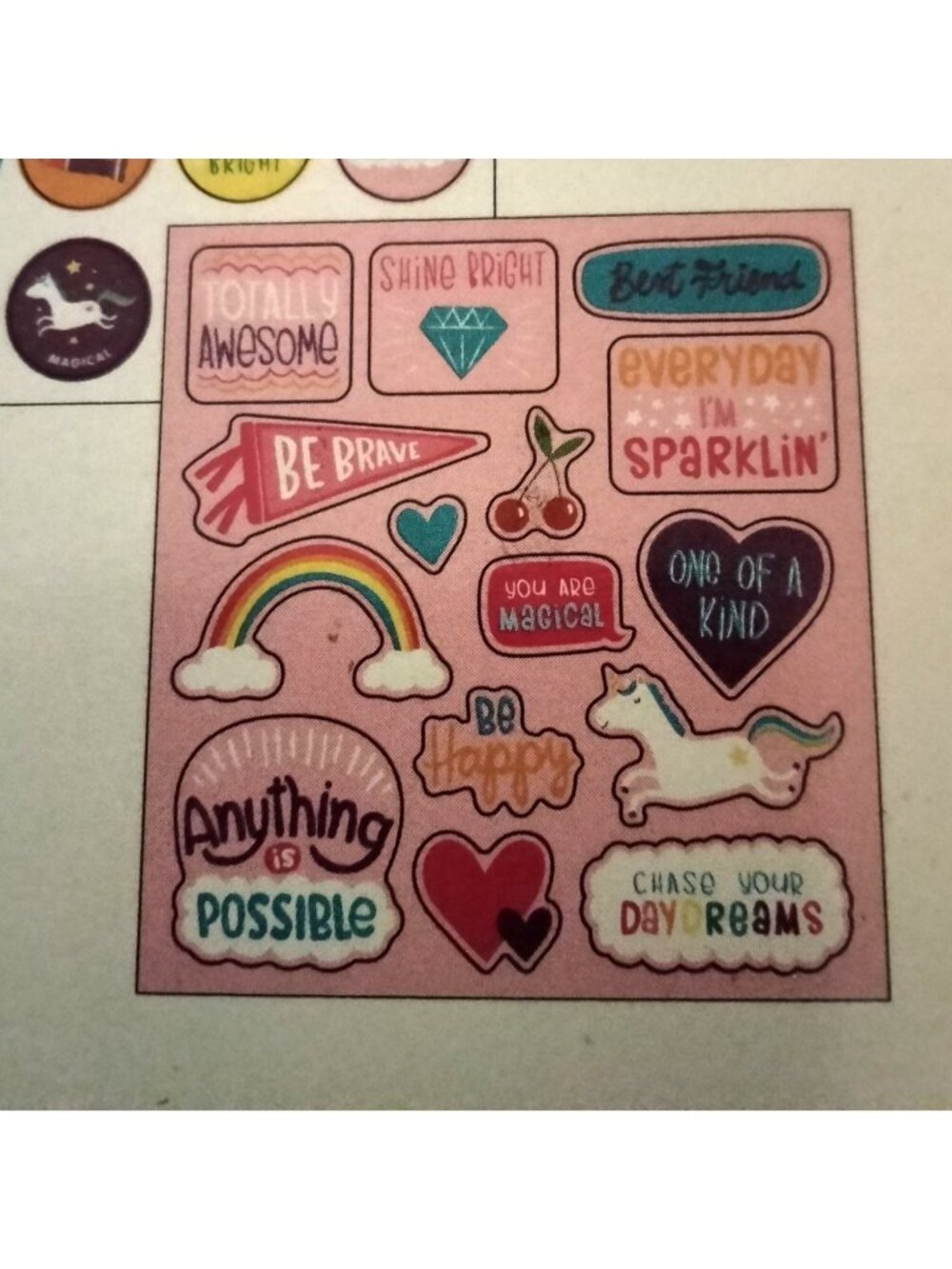 American Greetings 524 Stickers Smiley Face Rainbow Emoji Kids Crafting Reward